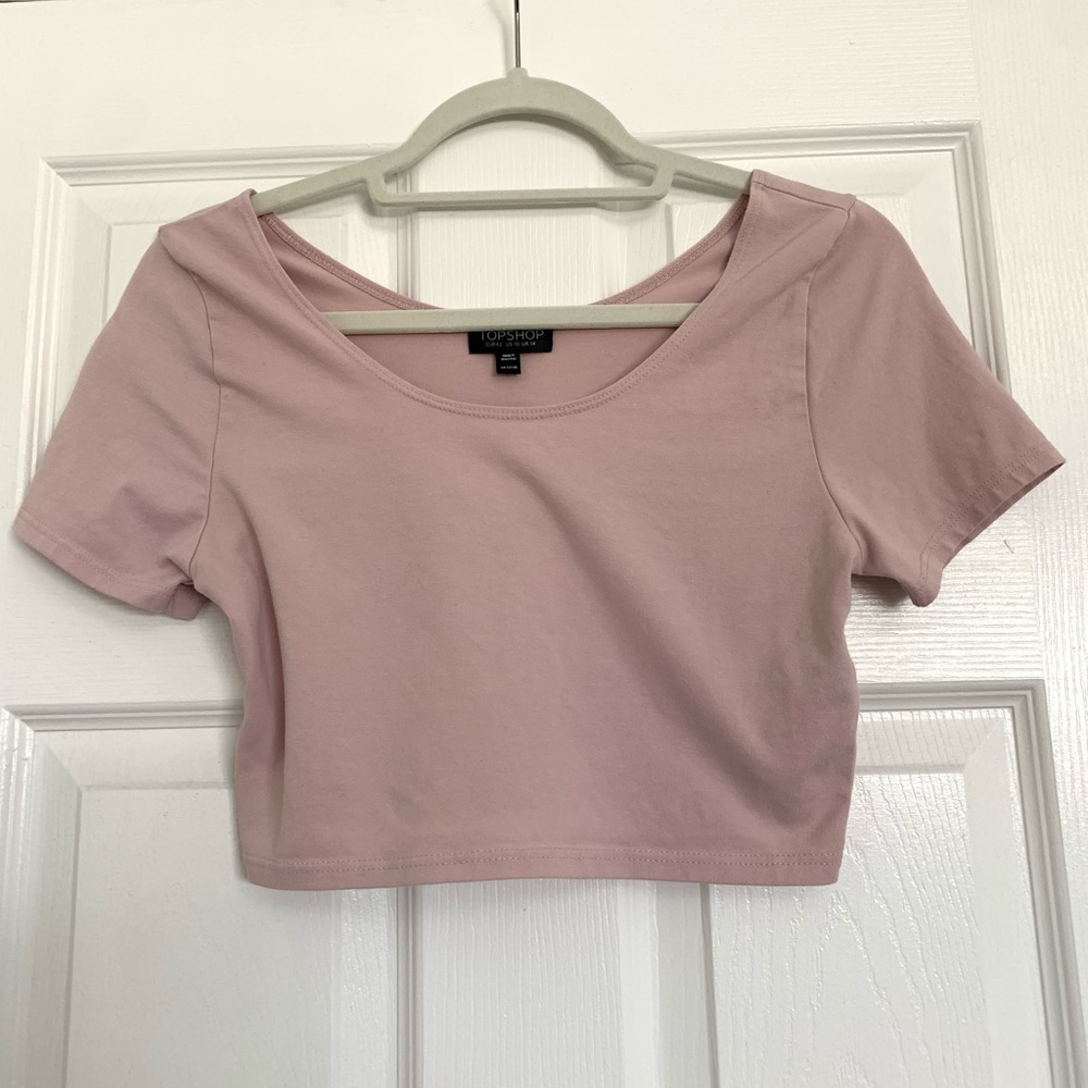 Topshop Mauve Crop Top US 10
